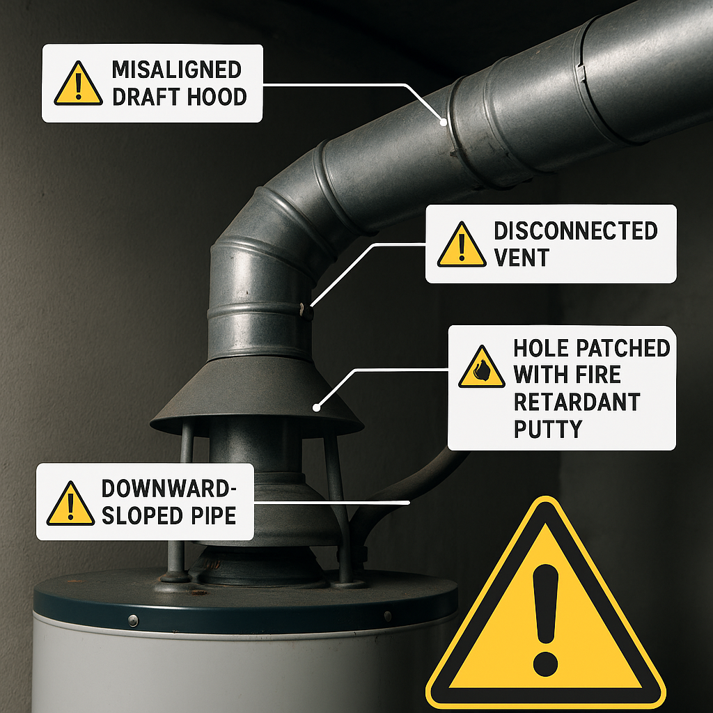 HUD NSPIRE July 2025 Newsletter: Water Heater and Furnace Exhaust Vents
