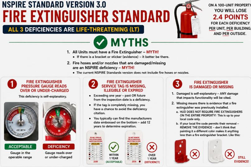 August NSPIRE/REAC Newsletter: Fire Extinguisher Standard